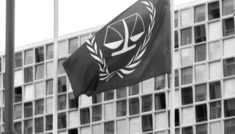 Une vue extérieure de la Cour pénale internationale (CPI) à La Haye.