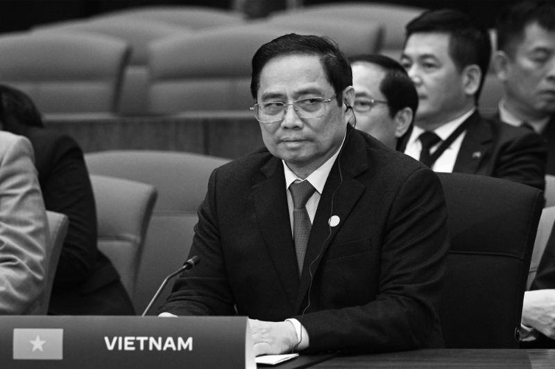 Le premier ministre vietnamien Pham Minh Chinh lors de la réunion de l'Asean, l'association des nations d'Asie du Sud-Est, qui s'est tenue à Washington les 12 et 13 mai 2022.