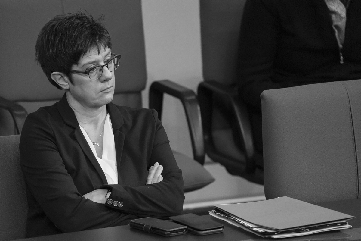 La ministre allemande de la défense Annegret Kramp-Karrenbauer.