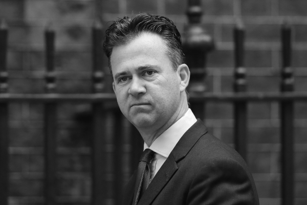 Le ministre des armées britannique Mark Lancaster.