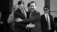 Le secrétaire d'État américain Marco Rubio et le président colombien Abelardo de la Espriella.