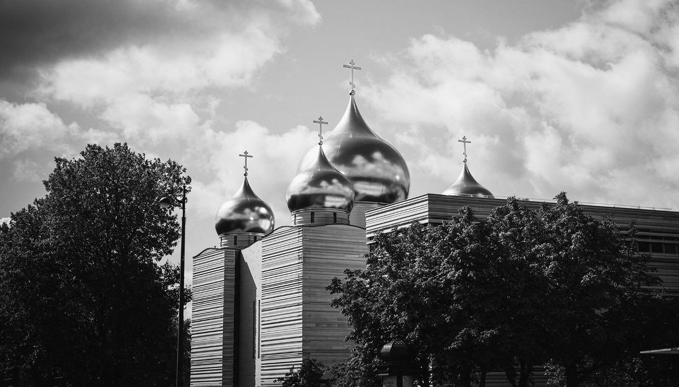 Cathédrale orthodoxe russe de la Sainte-Trinité, à Paris.