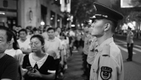 Le Bund, à Shanghaï, lors de la fête nationale chinoise.