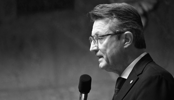 Le député Christophe Plassard à l'Assemblée, le 24 juin 2025.