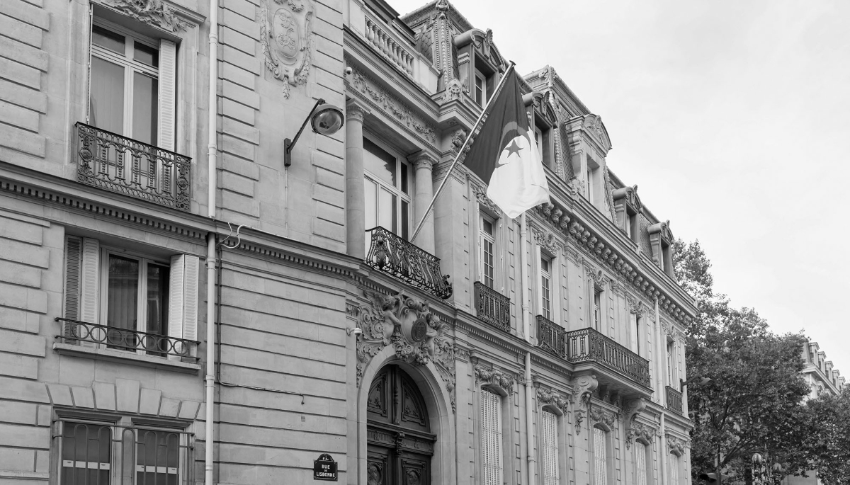 L'ambassade d'Algérie à Paris.