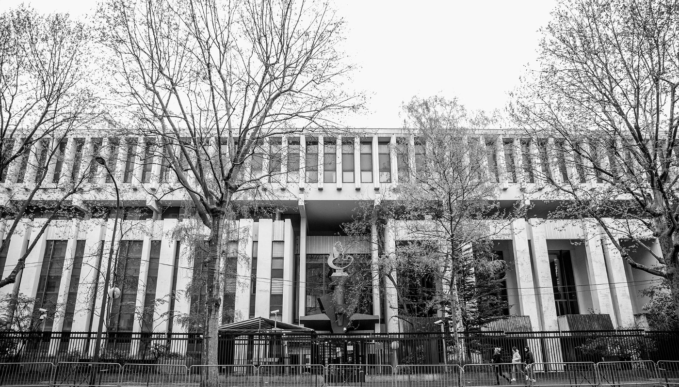 L'ambassade de Russie à Paris.