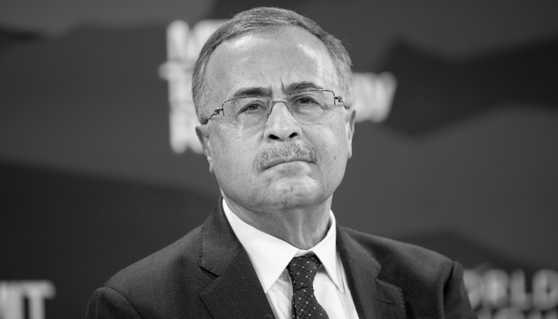 Amin Hassan Nasser, directeur général d'Aramco, lors du Forum économique mondial (WEF) à Davos, en Suisse, le 20 janvier 2026.