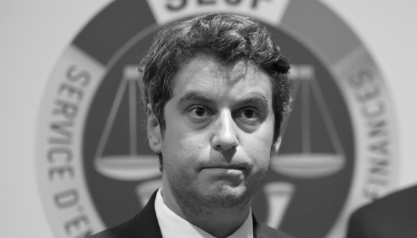 Gabriel Attal, le 9 mai 2023, alors ministre des comptes publics. 