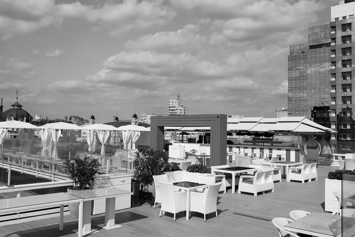 Le complexe de divertissement Avalon, à Kiev. 