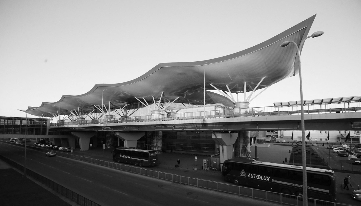 L'aéroport international de Boryspil (Ukraine), où la compagnie aérienne Ukrainian National Airlines (UNA) était censée entrer en service fin 2022