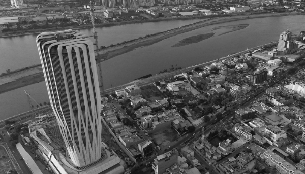 La nouvelle Banque centrale d'Irak, dans le district d'al-Jadiriyah, le 29 mai 2025.