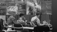 Le Civil-Military Coordination Center, à Kiryat Gat, le 20 novembre 2025.