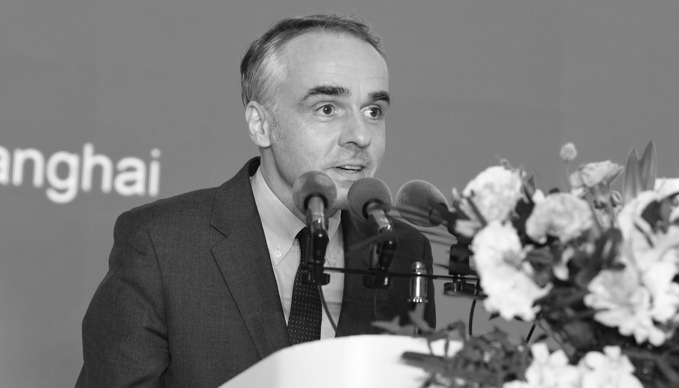 Benoît Guidée, actuel directeur d'Asie et d'Océanie au ministère français de l'Europe et des affaires étrangères, à Suzhou, en Chine, le 14 octobre 2021.