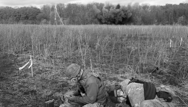 Geomines dispense des formations au déminage pour les forces de sécurité ukrainienne.