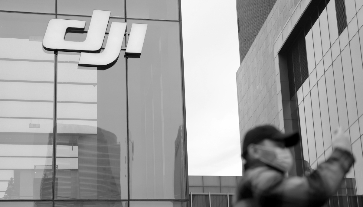 Un magasin du fabricant de drones chinois DJI à Pékin, en Chine, le 15 décembre 2021.