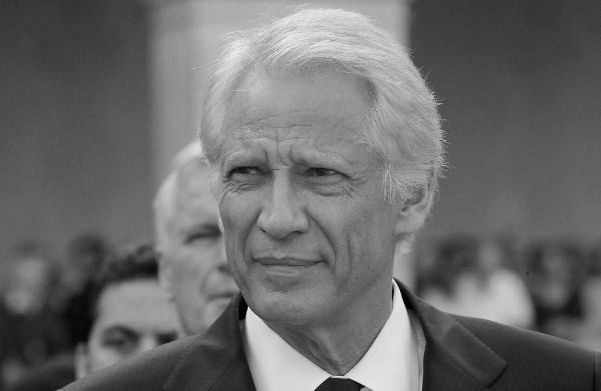 L'ancien premier ministre français Dominique de Villepin.
