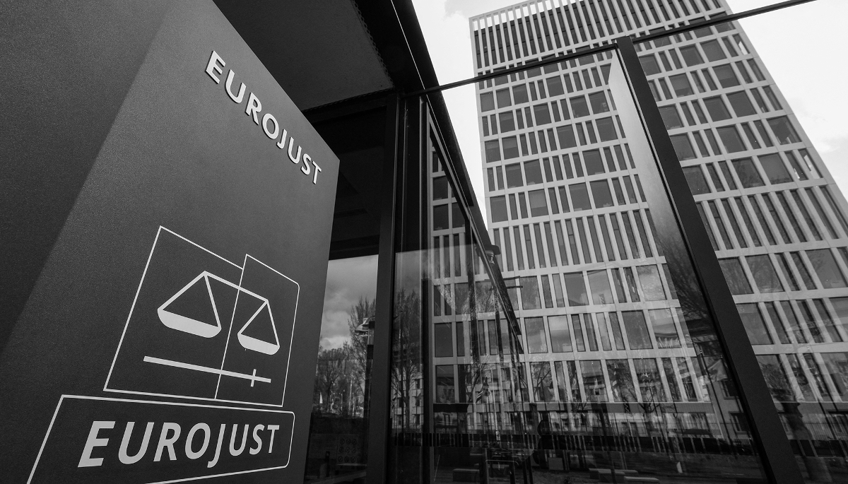 Le siège de l'Agence de l'UE pour la coopération en matière de justice pénale (Eurojust) à La Haye.