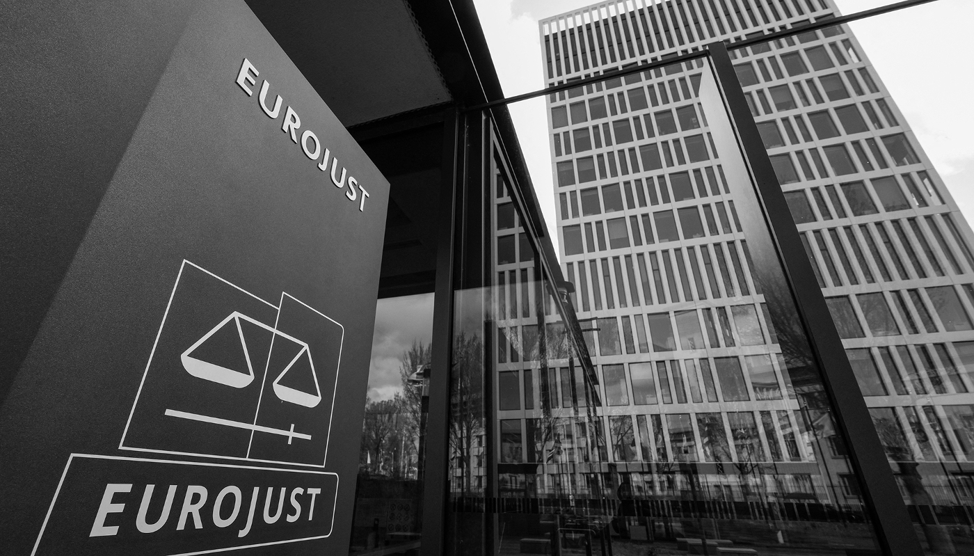 Le siège de l'Agence de l'UE pour la coopération en matière de justice pénale (Eurojust) à La Haye.
