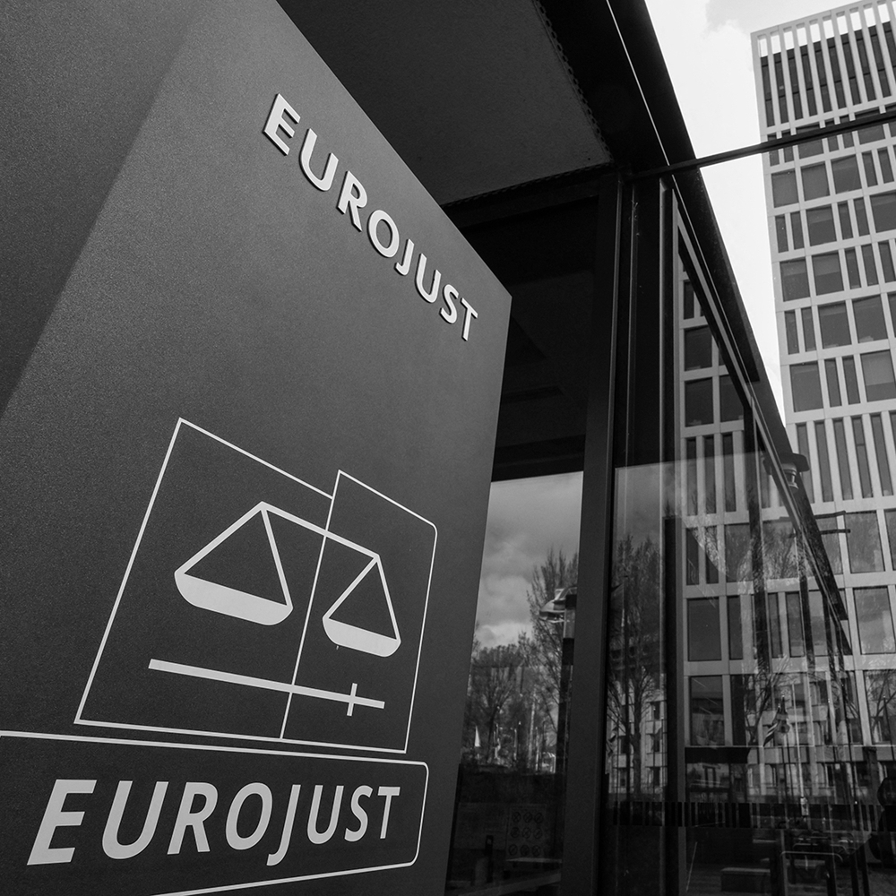 Le siège de l'Agence de l'UE pour la coopération en matière de justice pénale (Eurojust) à La Haye.