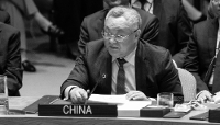 L'ambassadeur de Chine auprès des Nations unies Fu Cong (ici au siège de l'ONU à New York, le 2 juillet 2026) a exigé une “attitude plus ferme” du gouvernement syrien.