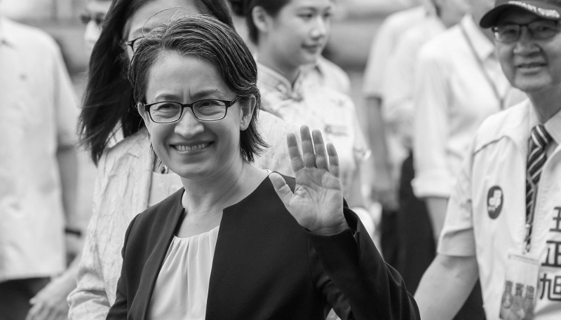 La vice-présidente taïwanaise, Hsiao Bi-khim, à Keelung, Taïwan, le 8 septembre 2025.