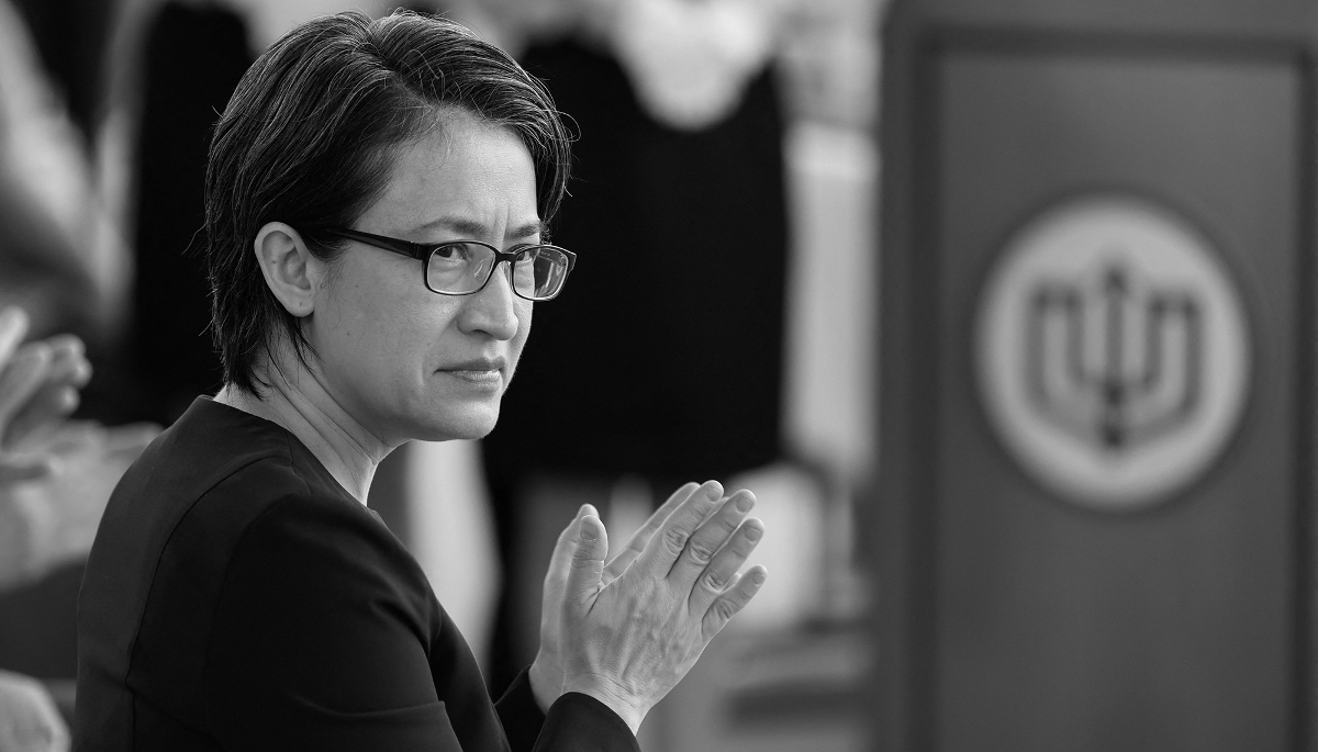 La vice-présidente taïwanaise Hsiao Bi-khim à Keelung (Taïwan), le 8 septembre 2025. 
