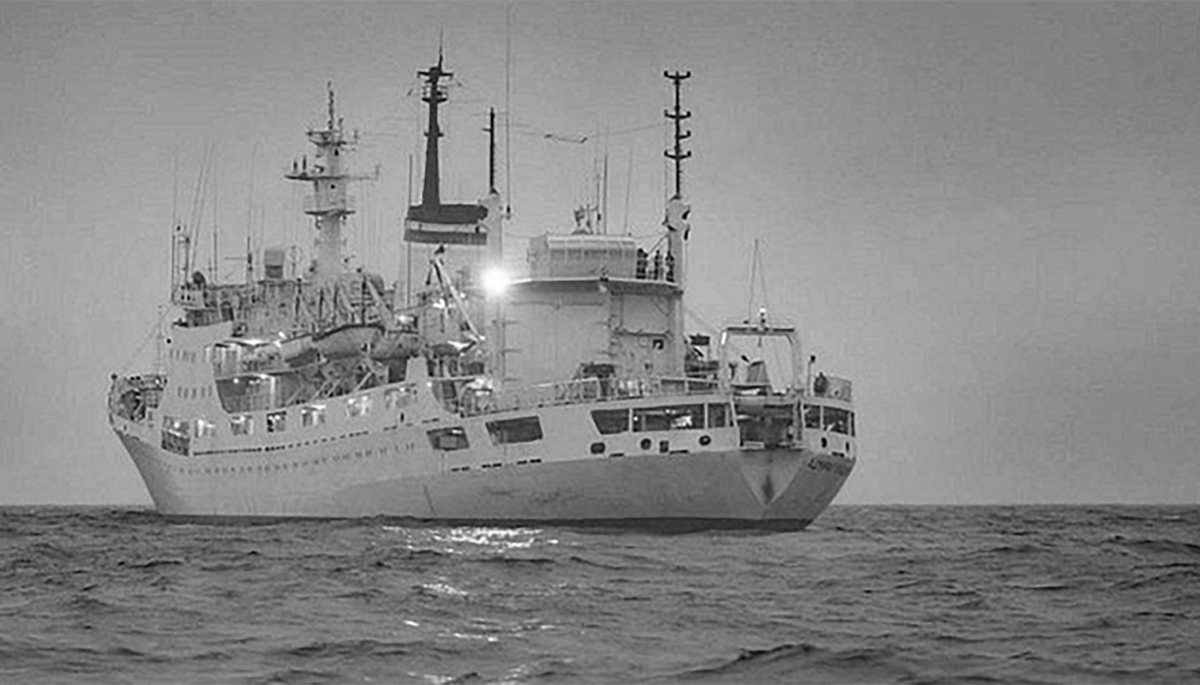 Le navire Amiral Vladimirsky.