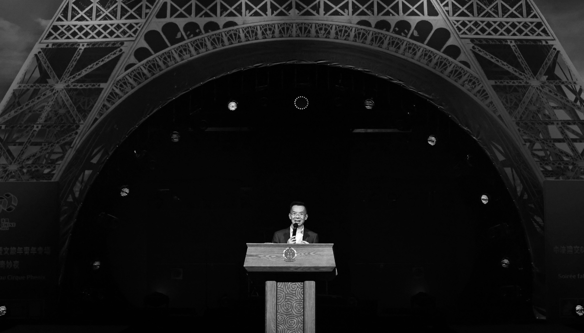 L'ambassadeur de Chine en France Lu Shaye.