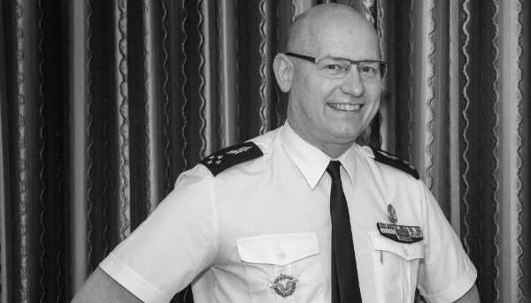 Le général Luc de Rancourt, le 26 avril 2022.