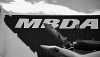 Stand MBDA au Berlin ExpoCenter Airport à l'occasion du salon aéronautique ILA Berlin, le 11 juin 2026.