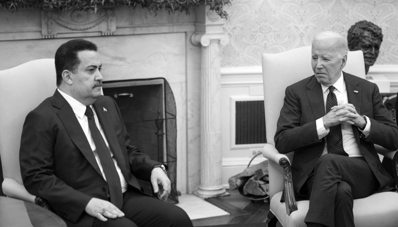 Le premier ministre irakien Mohammed Shia al-Sudani a été reçu par Joe Biden le 15 avril à la Maison blanche.