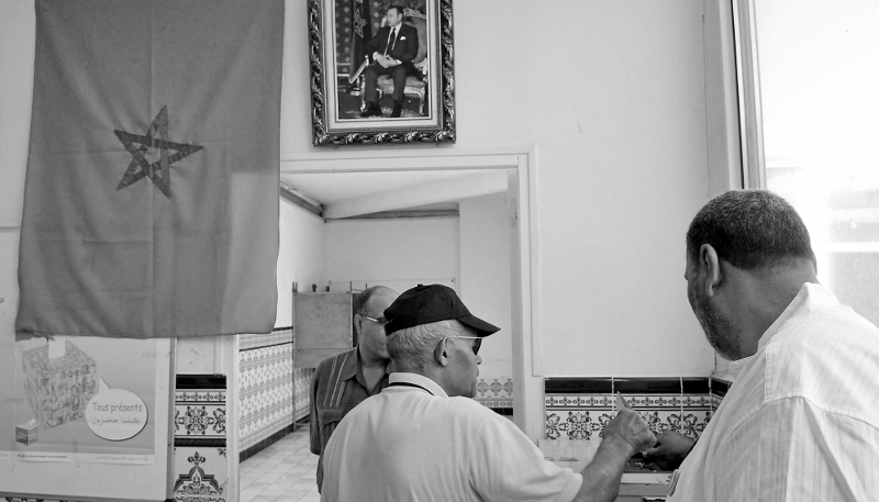 Intérieur de la mosquée du quartier de La Paillade, à Montpellier. Le fonctionnaire qui s'est vu refusé l'habilitation 'Secret' travaillait au sein du renseignement territorial en tant que chef de service chargé du suivi de l'islam 'institution'.