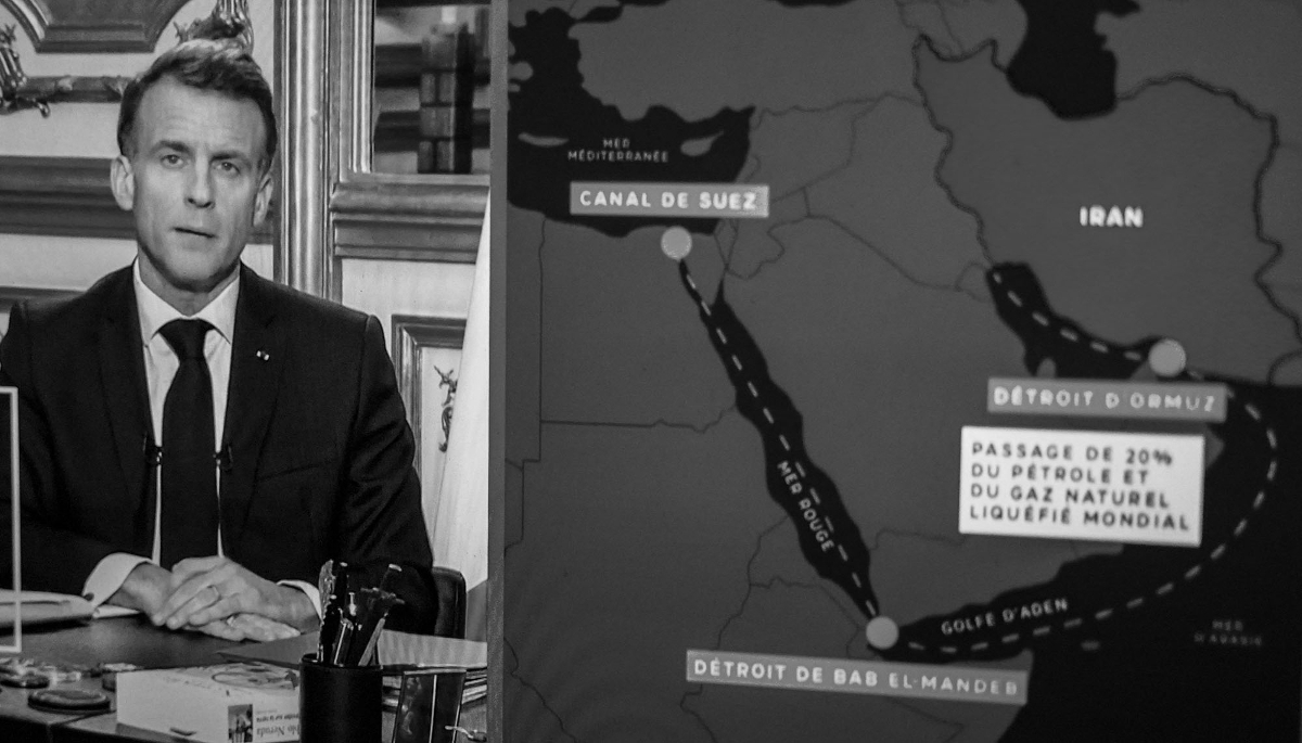 Allocution télévisée du président français Emmanuel Macron, le 3 mars 2026, sur la situation en Iran et au Moyen-Orient.