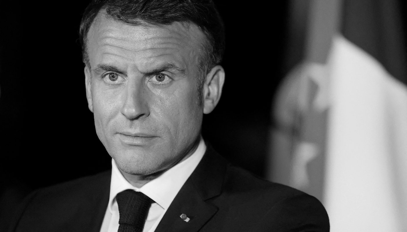 Le président français Emmanuel Macron à Nouméa, Nouvelle-Calédonie, le 23 mai 2024.