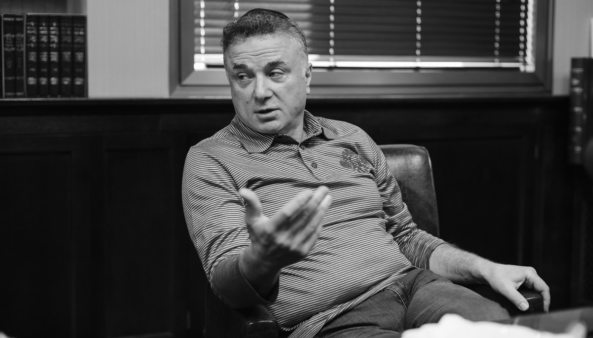 L'homme d’affaires Mikhael Mirilashvili à Herzliya (Israël) en 2019.