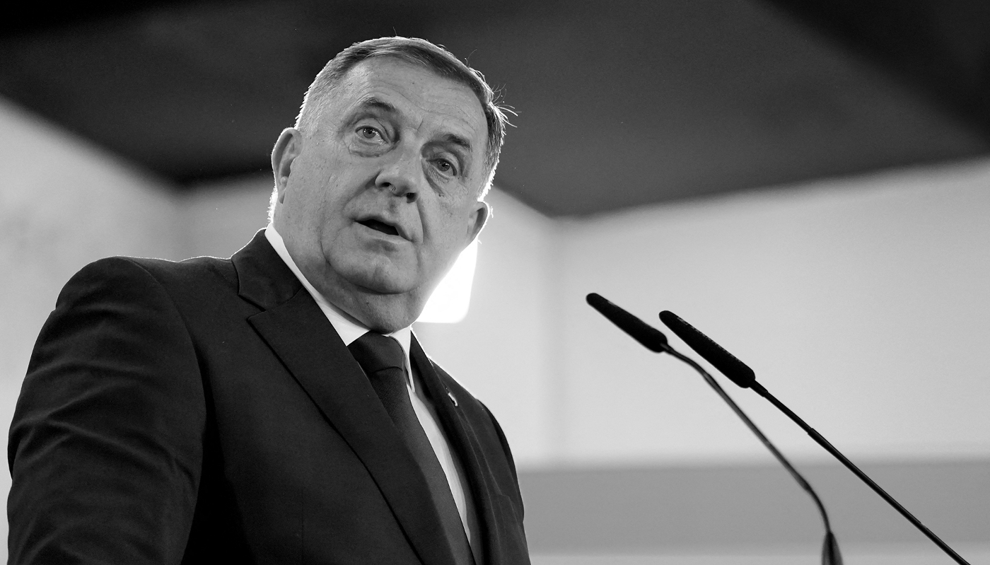 L’ex-président de la République serbe de Bosnie, Milorad Dodik, le 4 octobre 2026.
