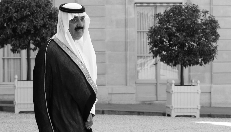 Muteb bin Abdallah, l'ancien chef de la Garde nationale d'Arabie saoudite (photo prise en juin 2014 à Paris).