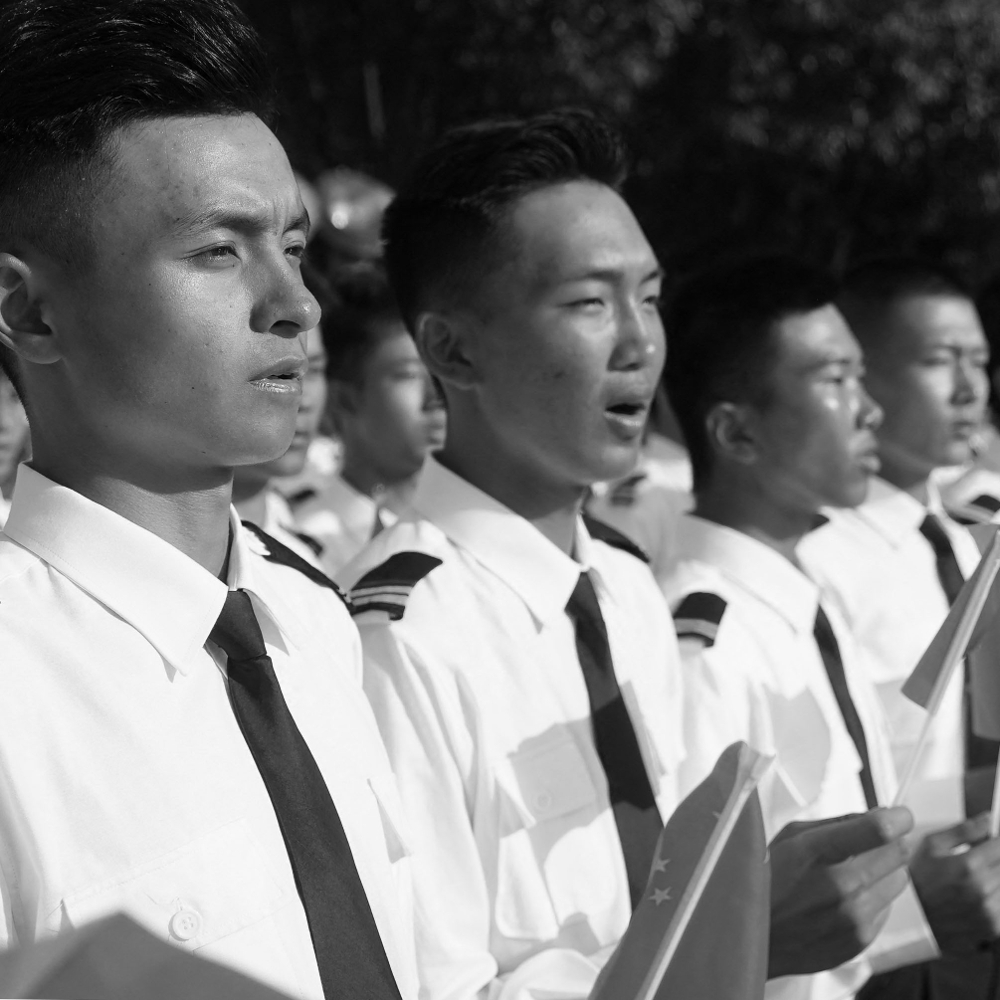 Des étudiants de la Nanjing University of Aeronautics and Astronautics.