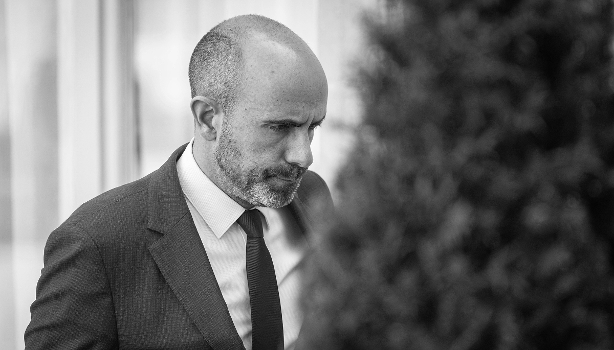 Le directeur de la DGSE, Nicolas Lerner, à la sortie du conseil des ministres à l'Elysée, le 10 avril 2024.