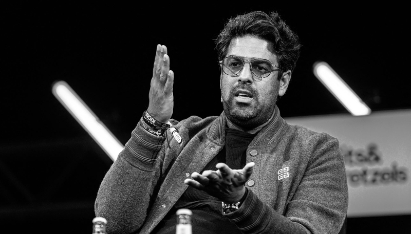 Sachin Duggal, fondateur de Builder.ai, le 29 septembre 2024 à Munich. La start-up s'est déclarée en faillite en juin 2025.