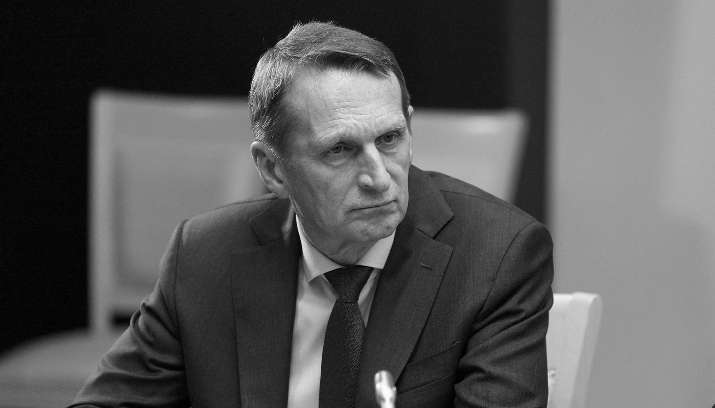 Le chef du service de renseignement extérieur russe, Sergueï Narychkine, à Moscou, le 30 octobre 2023.