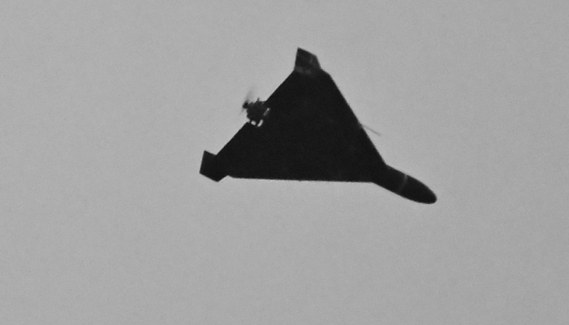 Un drone Shahed-136. Plusieurs de ces appareils ont été abattus par des opérateurs ukrainiens au-dessus des Émirats le 12 mars. 