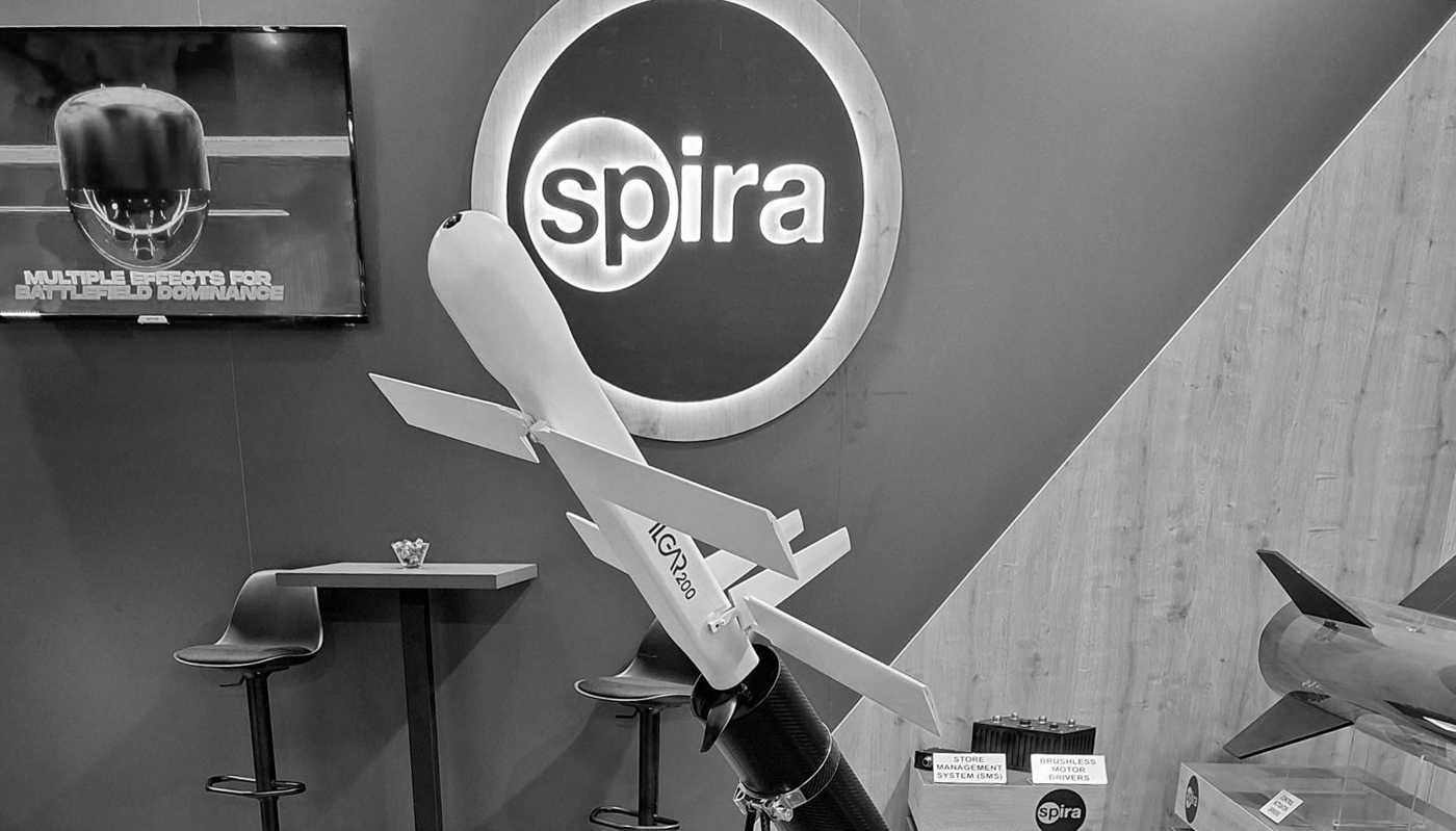 Le stand de la firme turque Spira lors du salon de défense IDEF.