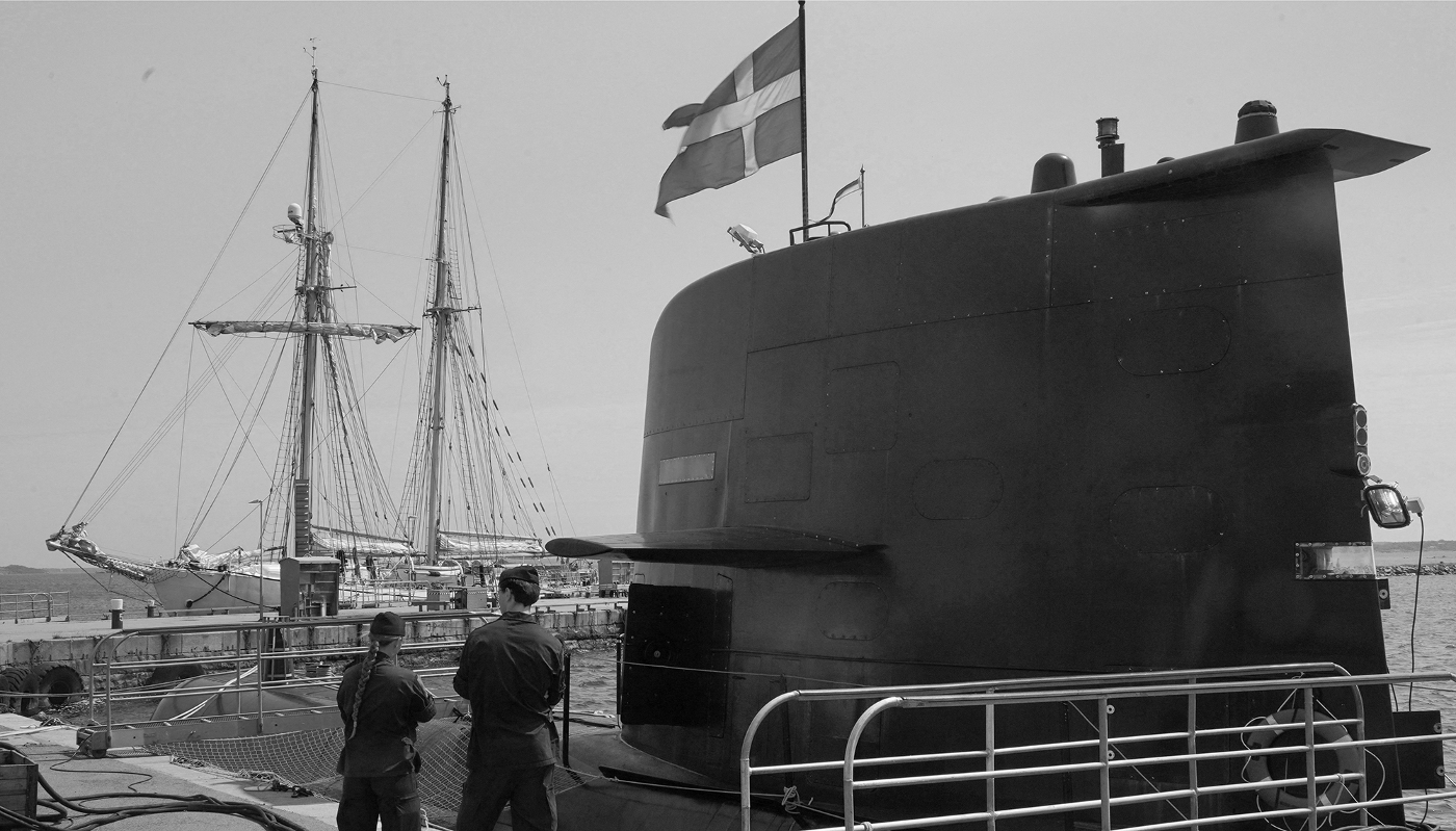 Vue de la base navale de Karlskrona, en Suède, le 25 mai 2023.