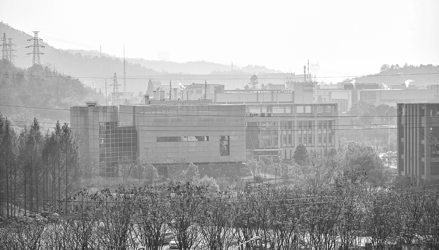 Vue du laboratoire P4 de Wuhan, en Chine, le 21 décembre 2024. Pékin achève actuellement la construction d'un cinquième laboratoire de ce type.