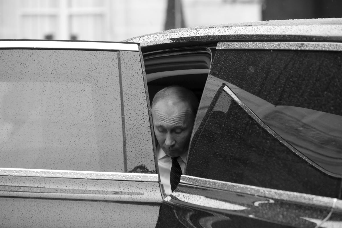 Vladimir Poutine lors de sa visite à Paris, le 11 novembre 2018.