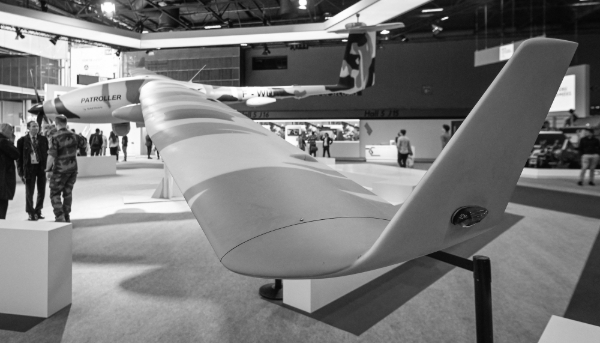 Le Patroller de Safran lors du salon Eurosatory, à Villepinte, le 21 juin 2024.