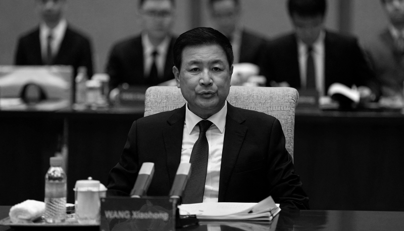 Le ministre chinois de la sécurité publique, Wang Xiaohong, à Pékin, le 30 janvier 2024. 