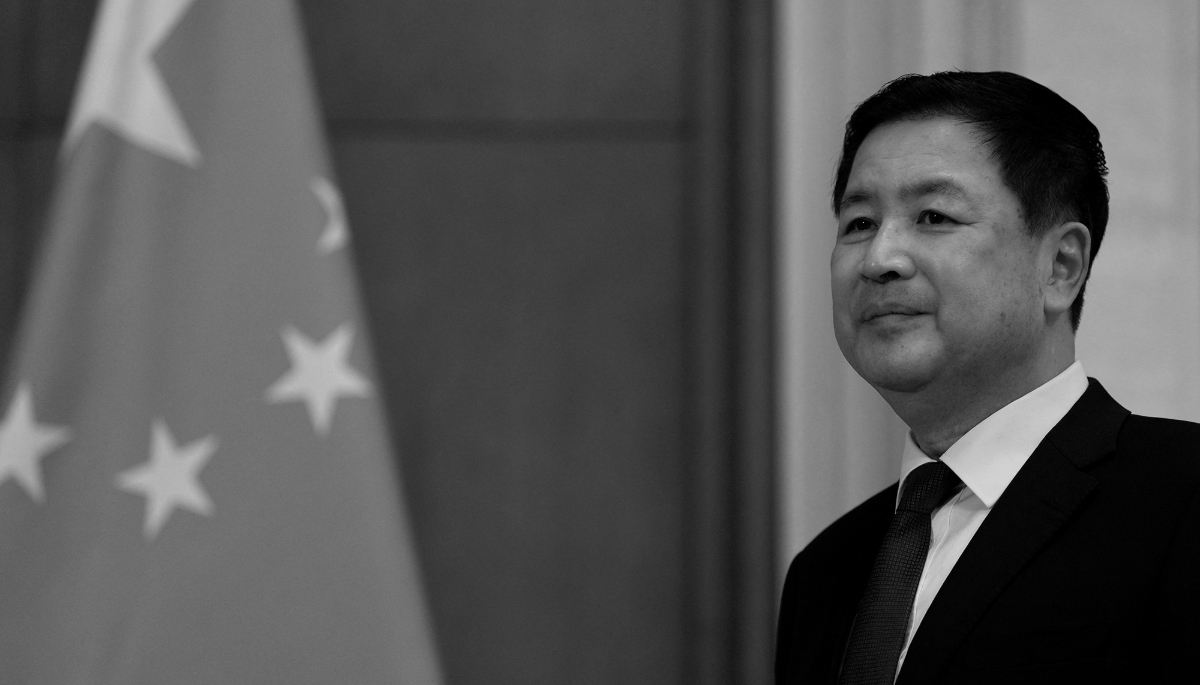 Le ministre chinois de la sécurité publique (Gonganbu), Wang Xiaohong, à Pékin, le 20 janvier 2024.