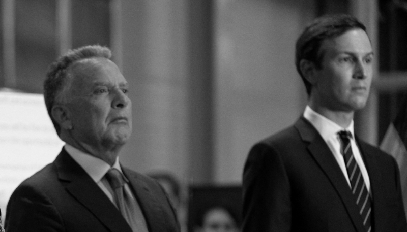 Les envoyés spéciaux de Donald Trump, Steve Witkoff et Jared Kushner.